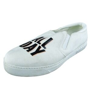 Circus by Sam Edelman Charlie Women Slip-On Shoes White‎ Fabric Slip On Size 9 M